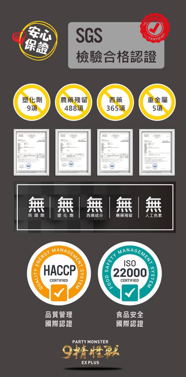 SGS 檢驗合格認證